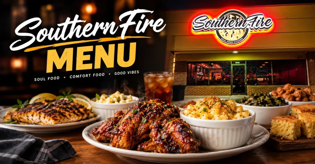 Southern Fire Kitchen Menu With Prices