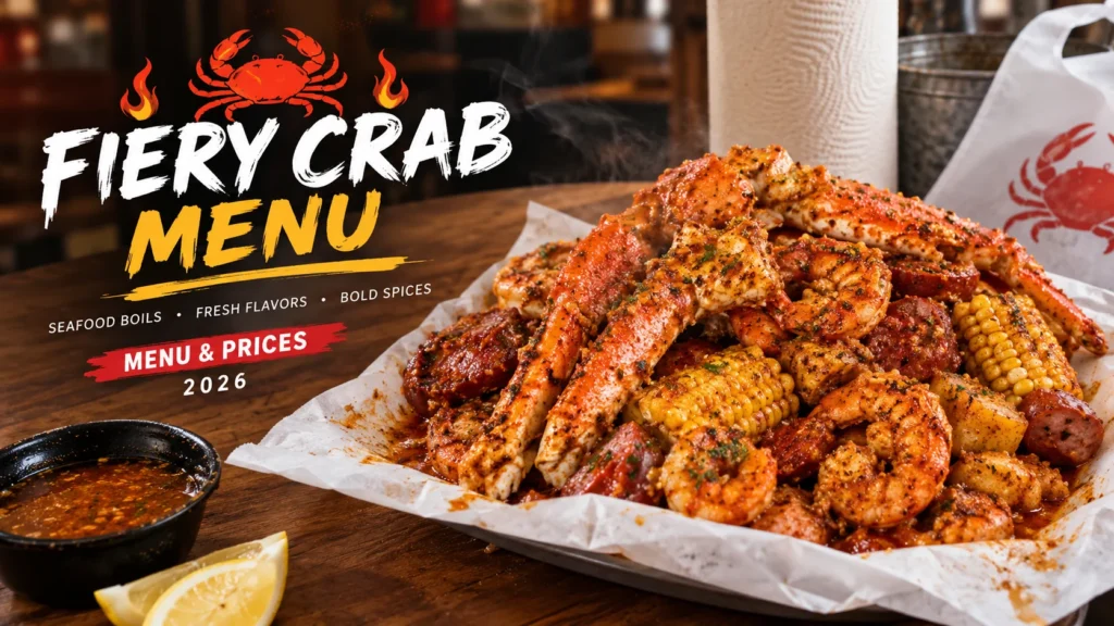 Fiery Crab Menu With Prices 2026