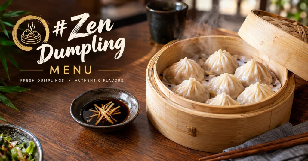 Zen Dumpling Menu With Prices
